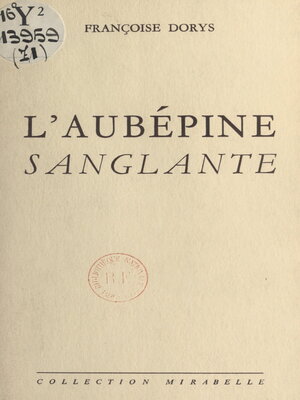 cover image of L'aubépine sanglante